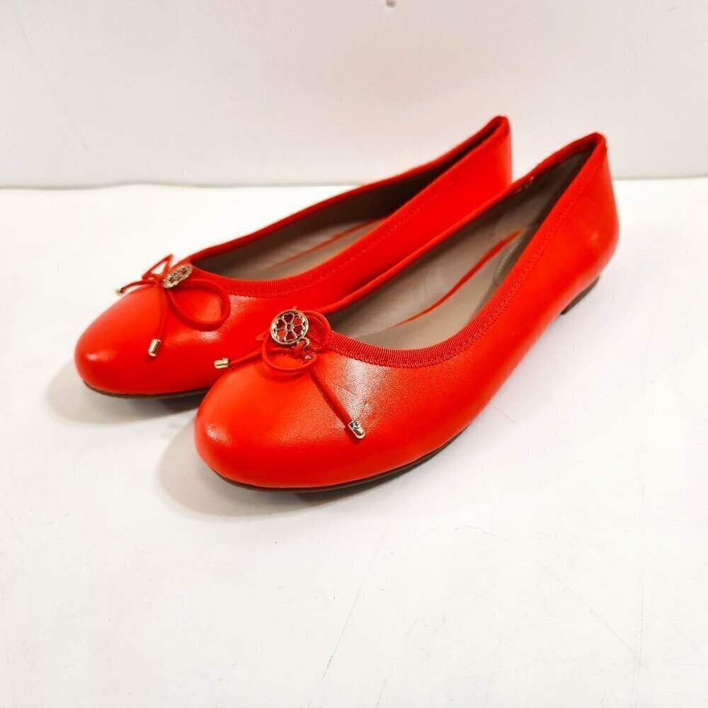 Avon Ballet Flats w/ Charm Orange Size 7 NEW